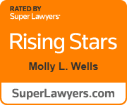 Super Lawyers Rising Star Badge for Molly Wells