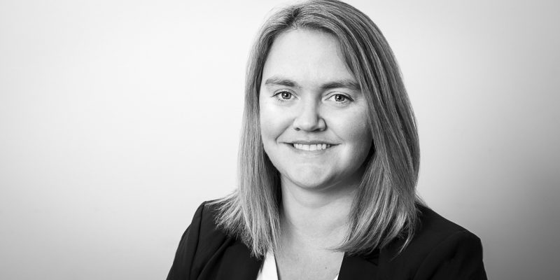 Black and white headshot of Kaja Elmer
