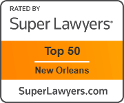 Super Lawyers Top 50 New Orleans Badge